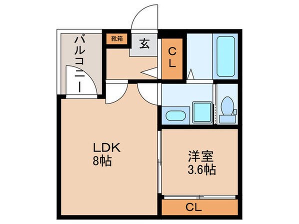 エステミリックスⅡの物件間取画像